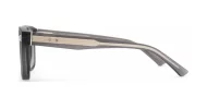Men's UV400 squared sunglasses in matte finish with inner core wire temples