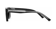 Men's UV400 squared sunglasses in matte finish with inner core wire temples