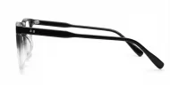 Black and clear fade TR90 blue blocker glasses with gradient frame finish NZ.