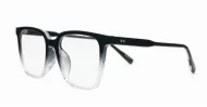 Black and clear fade TR90 blue blocker glasses with gradient frame finish NZ.