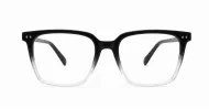 Black and clear fade TR90 blue blocker glasses with gradient frame finish NZ.
