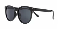 iPOP Vesper large round polarised sunnies in [colour] with gold detail and super dark lenses