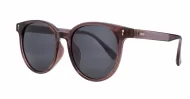 iPOP Vesper large round polarised sunnies in [colour] with gold detail and super dark lenses