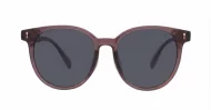 iPOP Vesper large round polarised sunnies in [colour] with gold detail and super dark lenses