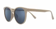 iPOP Vesper large round polarised sunnies in [colour] with gold detail and super dark lenses