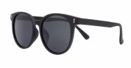 iPOP Vesper large round polarised sunnies in [colour] with gold detail and super dark lenses