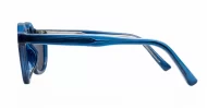  iPOP Audrey vintage round polarised sunnies in with silver detail