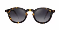 iPOP Audrey vintage round polarised sunnies in with silver detail