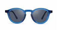  iPOP Audrey vintage round polarised sunnies in with silver detail