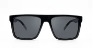  Ryder flat top polarised sunglasses polycarbonate textured temples super dark lenses