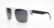  Ryder flat top polarised sunglasses polycarbonate textured temples super dark lenses