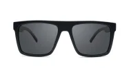  Ryder flat top polarised sunglasses polycarbonate textured temples super dark lenses