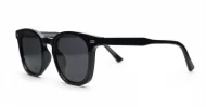 Manu small round vintage polarised sunglasses inner core wire temples several colours