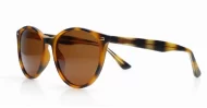 Aroha round feminine polarised sunglasses inner core wire temples several colours