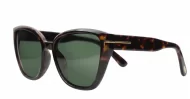 iPOP Juno large polarised cat eye sunglasses for women with gold inlay detail