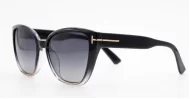 iPOP Juno large polarised cat eye sunglasses for women with gold inlay detail