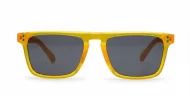 The Otis small retro flat-top UV400 sunglasses unisex in three colours with super dark lenses