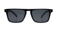 The Otis small retro flat-top UV400 sunglasses unisex in three colours with super dark lenses