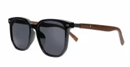 Ari Black polarised sunglasses all black frame dark grey lenses UV400