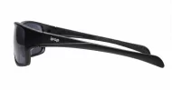  Blackwater matte black sports wrap polarised sunglasses super dark lenses