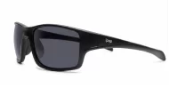  Blackwater matte black sports wrap polarised sunglasses super dark lenses
