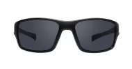  Blackwater matte black sports wrap polarised sunglasses super dark lenses