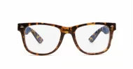 Classic vintage tortoise blue light glasses with flexible hinges