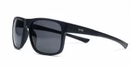 Polycarbonate wrap-around polarised sunglasses in slim fit profile