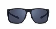 Polycarbonate wrap-around polarised sunglasses in slim fit profile