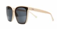 The Indigo large round-square UV400 sunglasses for women with super dark Category 3 lenses