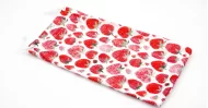 Strawberry microfibre soft case with string pull