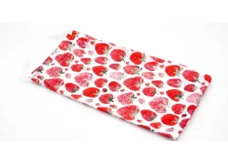 Strawberry microfibre soft case with string pull