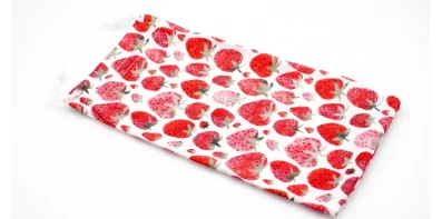 Strawberry microfibre soft case with string pull