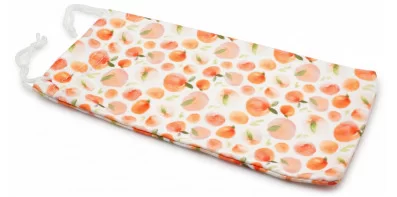 Orange microfibre soft case with string pull