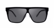  iPOP Jordan SD flat top polarised sunnies in shiny black with super dark lenses