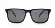  iPOP Leo men's flat top polarised sunnies in with metal temple detail