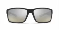 LOCS Hardcore 91143 Revo men's UV400 sunglasses in matte black with colour mirror lenses