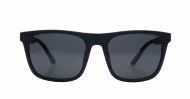 Vex wayfarer polarised sunglasses polycarbonate frames metal temple detailing