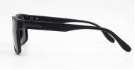 Mariner flat top polarised sunglasses textured temples metal detailing super dark lenses