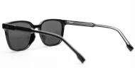 Nutmeg small square vintage TR90 polarised sunglasses lightweight flexible frames