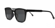 Nutmeg small square vintage TR90 polarised sunglasses lightweight flexible frames