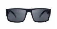 iPOP Maverick men's flat top polarised sunglasses with stripe temple detail