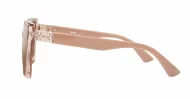 iPOP Duchess oversized square polarised sunnies in temple detail