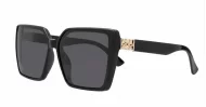 iPOP Duchess oversized square polarised sunnies in temple detail