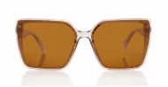 iPOP Duchess oversized square polarised sunnies in temple detail