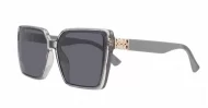 iPOP Duchess oversized square polarised sunnies in temple detail