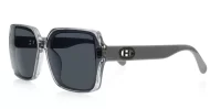 Willow oblong polarised sunglasses NZ in slim frame with temple detailing