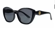 iPOP Maisie polarised soft cat eye sunglasses for women with gold inlay detail