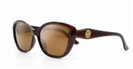 iPOP Maisie polarised soft cat eye sunglasses for women with gold inlay detail
