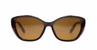 iPOP Maisie polarised soft cat eye sunglasses for women with gold inlay detail